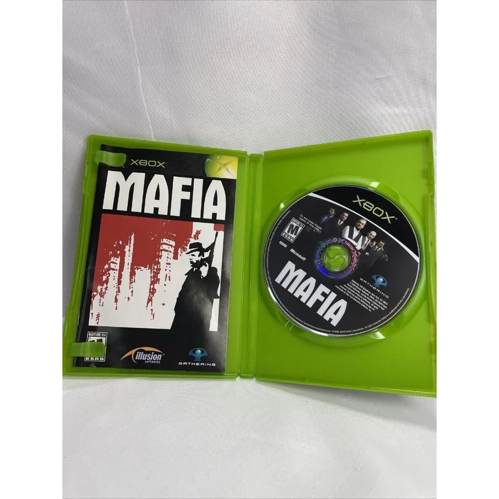 Mafia Microsoft Xbox 2004 Game Mature 17+ - Tested - Works Great!